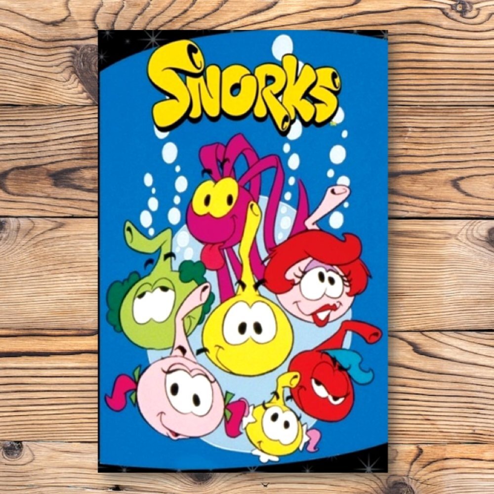 Snorks Hanna-Barbera Retro Nostalgic Refrigerator Locker‎ Fridge Magnet